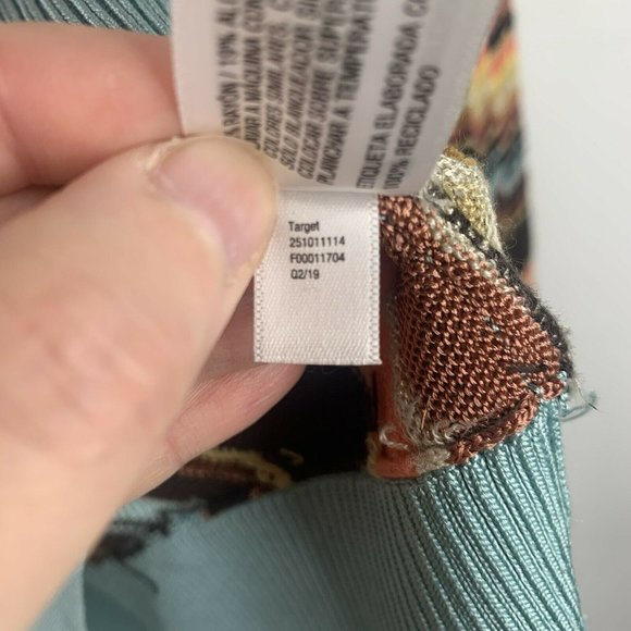 Missoni For Target Cardigan Sweater Chevron Striped Button Front Women’s Size XS - Picture 8 of 9